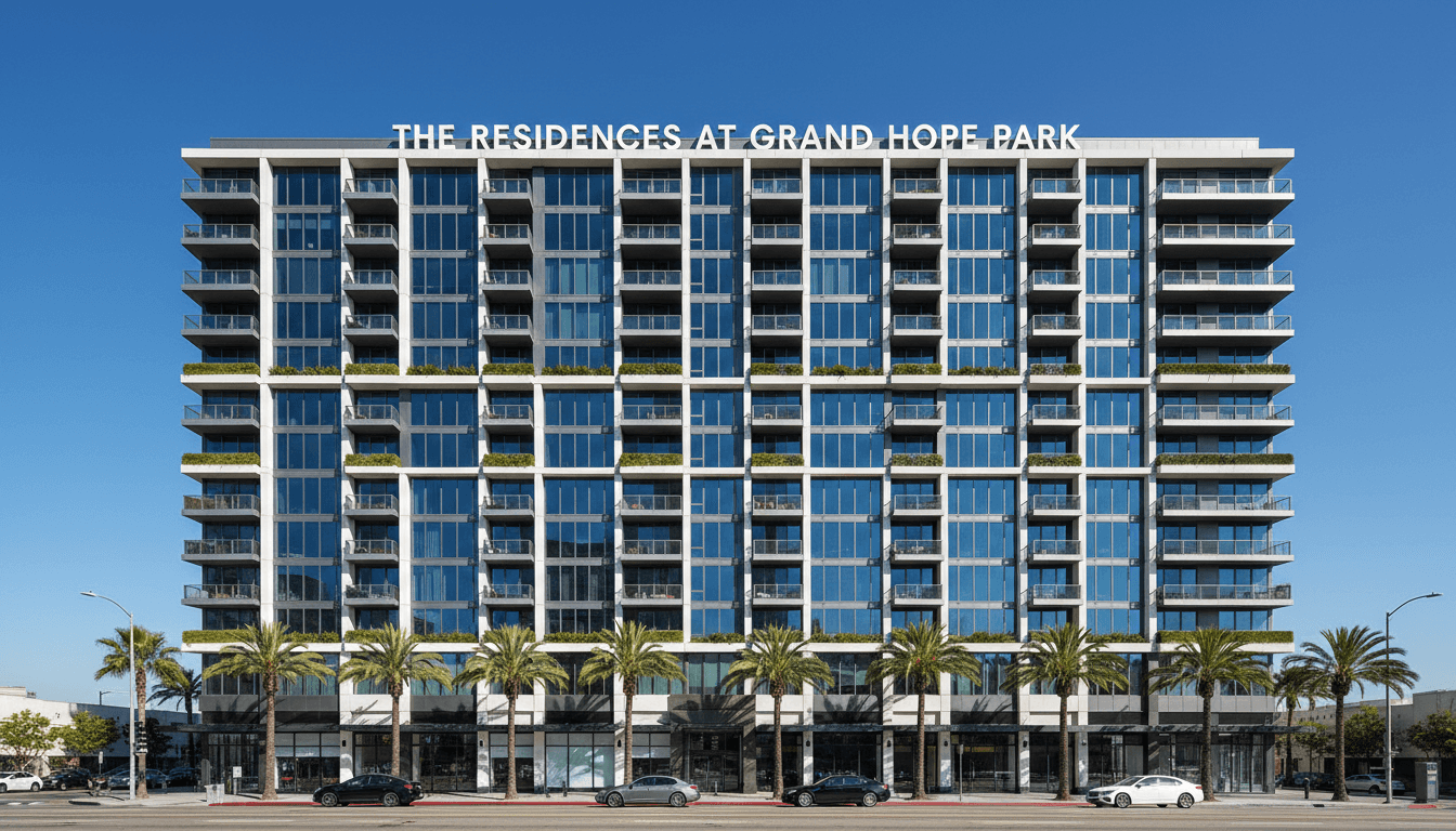 Modern residential building in Los Angeles representing real estate investment opportunity